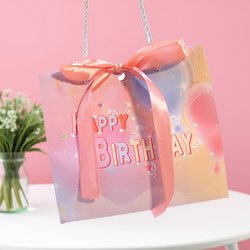 Pink Birthday English Gift Bag, Exquisite and Creative Souvenir Gift for Boys and Girls, Kindergarten Birthday Gift Packaging Bag Pink Birthday English Gift Bag, Exquisite and Creative Souvenir Gift for Boys and Girls, Kindergarten Birthday Gift Packaging Bag