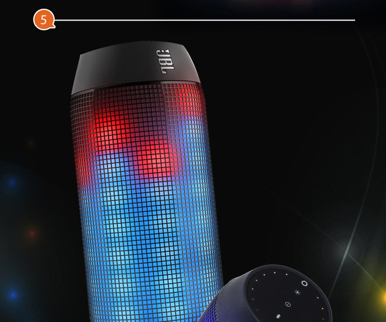 正品jbl pulse音乐脉动 无线便携苹果音响低音炮 炫彩灯蓝牙音箱详情