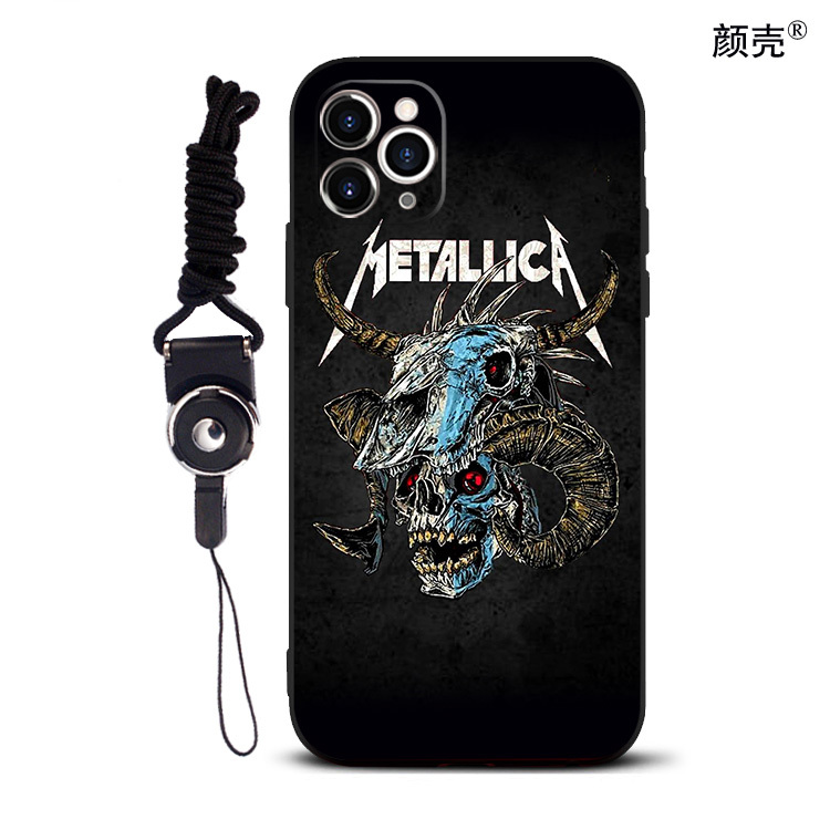 METALLICA Heavy Metal Band Silicone TPU 15, 14, 13, 12 iPhone Case