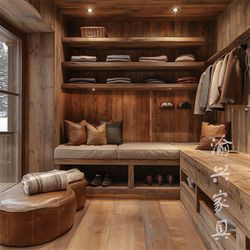 Wabi style furniture solid wood wardrobe free combination wardrobe villa home bedroom wardrobe whole house custom wardrobe Wabi style furniture solid wood wardrobe free combination wardrobe villa home bedroom wardrobe whole house custom wardrobe