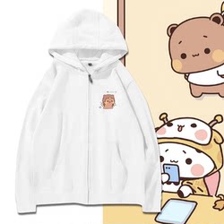 Customizable coats for couples, casual hooded cardigan sweatshirts Customizable coats for couples, casual hooded cardigan sweatshirts