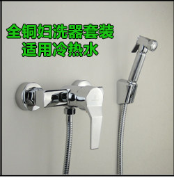 Биде 净身妇洗器喷头 全铜 洁身器 增压马桶冲洗伴侣喷枪 妇洗器套装 Genovese