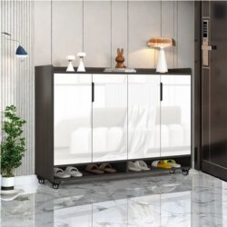 Password Lock Shoe Cabinet for Home Entrance with Wheels, New 2025 Popular Model, Movable with Universal Wheels, Suitable for Outdoor Corridors and Elevators Password Lock Shoe Cabinet for Home Entrance with Wheels, New 2025 Popular Model, Movable with Universal Wheels, Suitable for Outdoor Corridors and Elevators