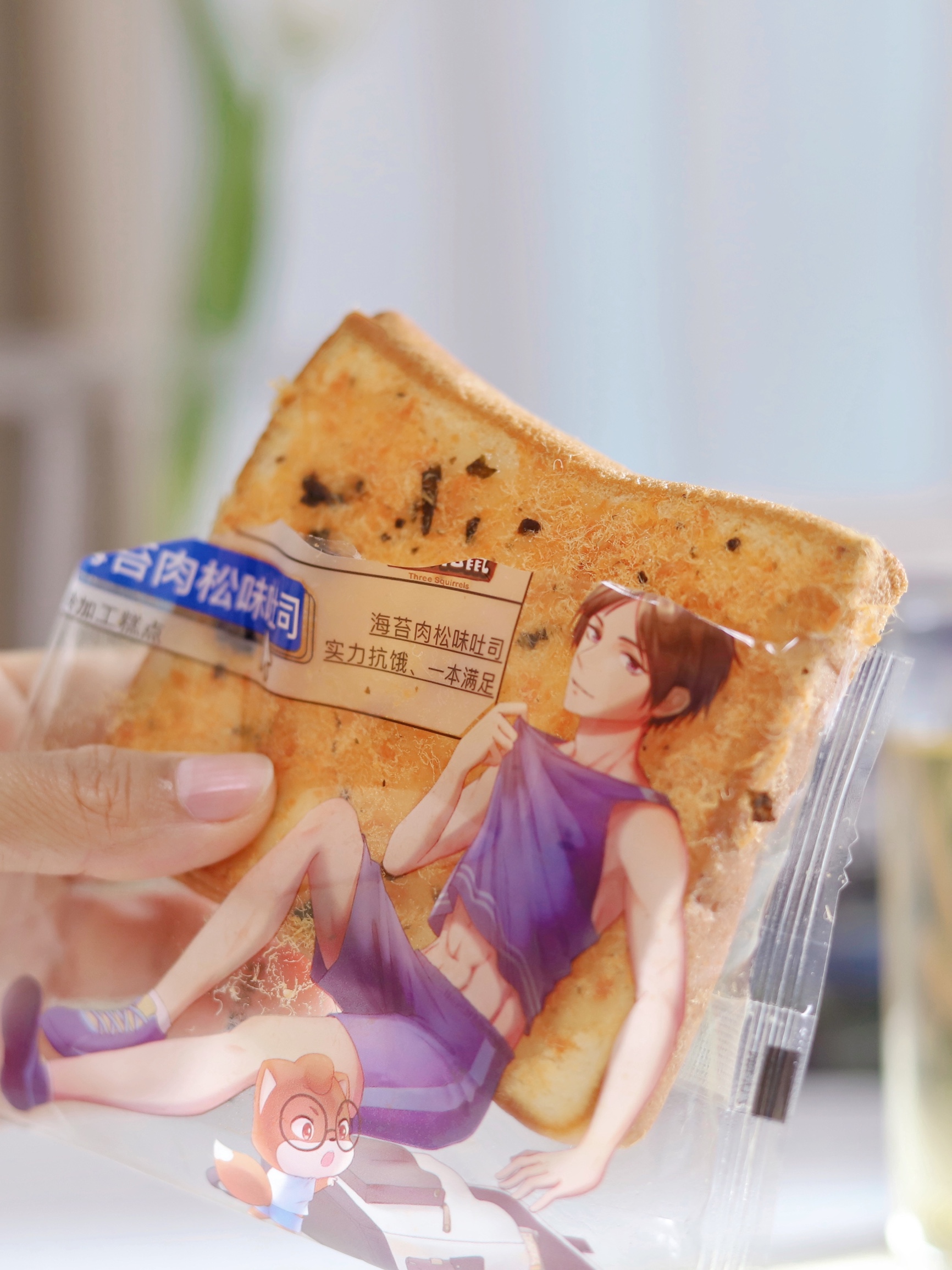 三只松鼠海苔肉松代餐吐司 三只松鼠海苔肉松代餐吐司