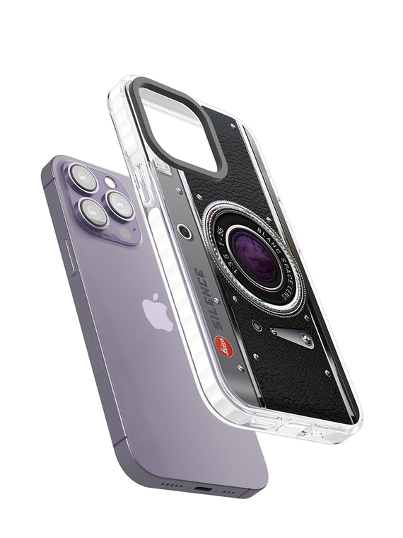 Retro Vintage Camera Illustration New Slim Fit 15, 14, 13, 12 iPhone Case
