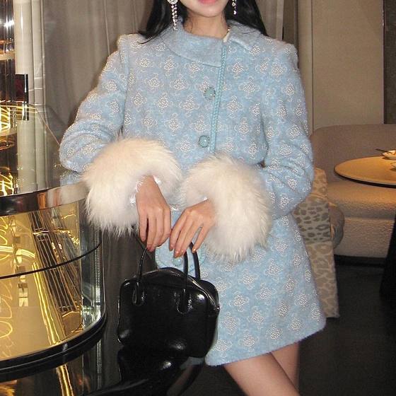 Lala Home Autumn and Winter Pearl Embroidery Small Flavor Short Jacket/Hip Skirt Short Skirt Set GZJ68076
Lala Home Autumn and Winter Pearl Embroidery Small Flavor Short Jacket/Hip Skirt Short Skirt Set GZJ68076