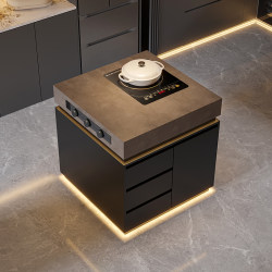 Vonziu Island Cabinet, Single Independent Open Kitchen, Slate Sideboard, Italian Light Luxury Small Apartment Table, Tea Storage Cabinet Vonziu Island Cabinet, Single Independent Open Kitchen, Slate Sideboard, Italian Light Luxury Small Apartment Table, Tea Storage Cabinet