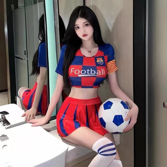 World Cup football baby uniform Halloween dancing half-body pure slutty skirt navel cheerleader uniform romantic women suit
World Cup football baby uniform Halloween dancing half-body pure slutty skirt navel cheerleader uniform romantic women suit