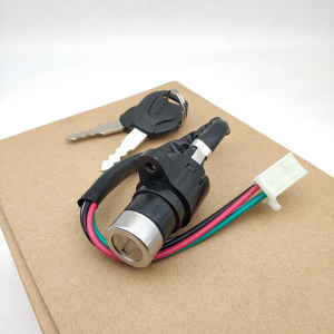 Zongshen Loncin Foton Five-Star Tricycle Motorcycle 90/110/150/200 Ignition Switch 4-wire Electric Door Lock 
Zongshen Loncin Foton Five-Star Tricycle Motorcycle 90/110/150/200 Ignition Switch 4-wire Electric Door Lock