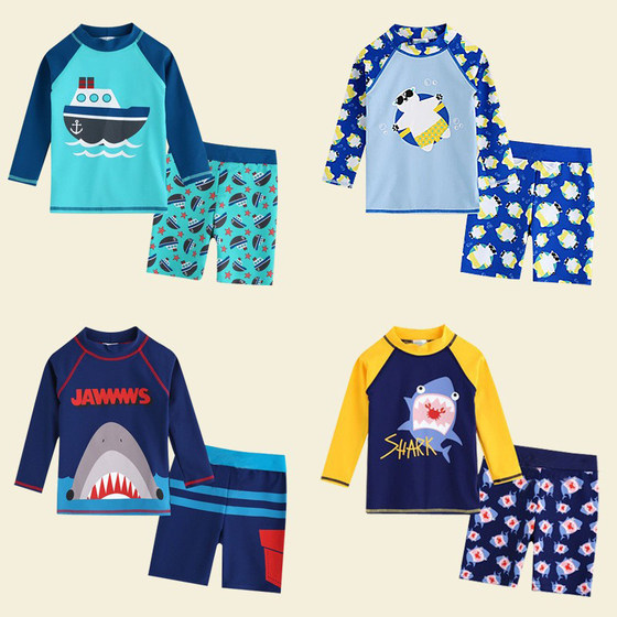 Children's swimsuit boy summer sun protection split boy 2022 new style medium and large children's baby professional swimming trunk set equipment
Children's swimsuit boy summer sun protection split boy 2022 new style medium and large children's baby professional swimming trunk set equipment