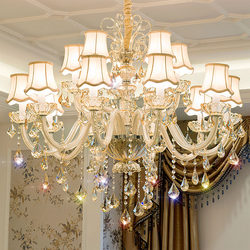 French Crystal Chandelier, Living Room Lamp, Light Luxury and Elegant, Villa Bedroom Crystal Lamp, Duplex Building Dining Room, High-End Lighting Fixtures French Crystal Chandelier, Living Room Lamp, Light Luxury and Elegant, Villa Bedroom Crystal Lamp, Duplex Building Dining Room, High-End Lighting Fixtures