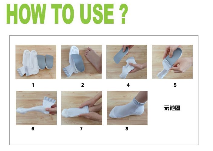 韩国隐形内增高半垫 穿在袜子里增高鞋垫 男女舒适运动2.5cm厘米