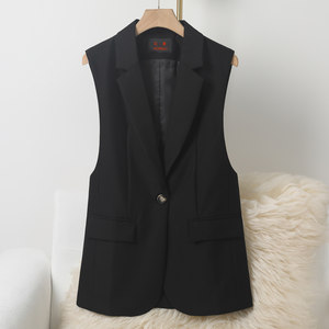 Spring suit vest women's jacket and women's vest 2025 women's new spring and autumn slimming suit pony clip 
Spring suit vest women's jacket and women's vest 2025 women's new spring and autumn slimming suit pony clip
