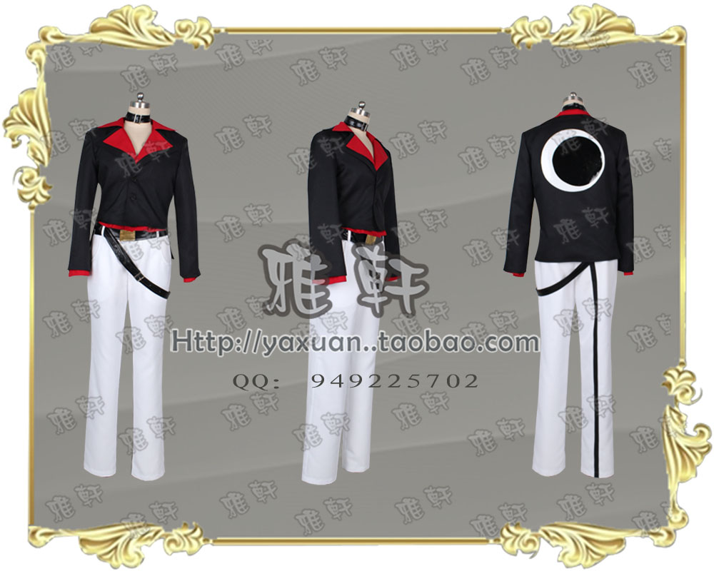 雅轩cosplay服装 拳皇 八神庵 新品