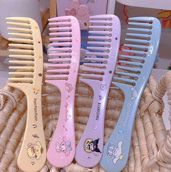 Cartoon Wide-Tooth Comb, Curling Comb, Large Wide-Tooth Comb, Special Hair Comb for Long Hair and Straight Hair, Household Plastic Comb Cartoon Wide-Tooth Comb, Curling Comb, Large Wide-Tooth Comb, Special Hair Comb for Long Hair and Straight Hair, Household Plastic Comb