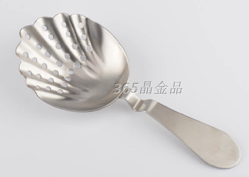 Фильтр для льда 不锈钢过滤勺 17.4cm折弯过滤器 滤冰器 滤冰格 调酒器 酒吧调酒 BX bx2598
