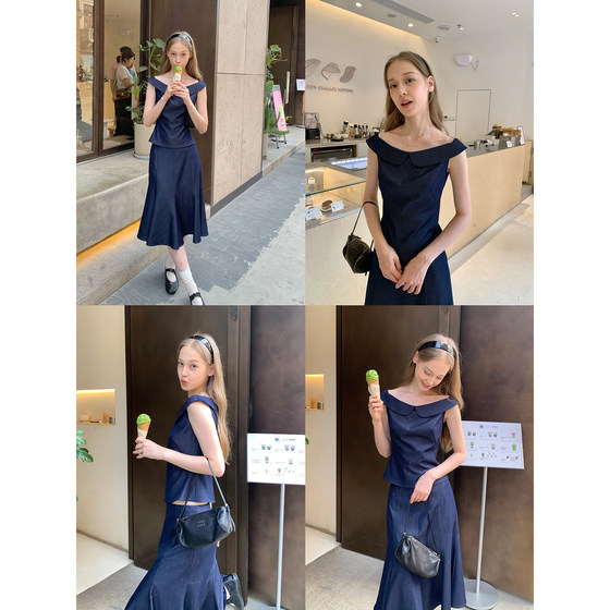 KERNEL COSMOS Prodachi Zhou Tone Blogger Feeling Niche One-Shoulder Top Fishtail Skirt Set
KERNEL COSMOS Prodachi Zhou Tone Blogger Feeling Niche One-Shoulder Top Fishtail Skirt Set