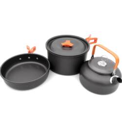 DS308 Hot-selling pot and teapot set, pot and teapot for 2-3 people, camping cookware set DS308 Hot-selling pot and teapot set, pot and teapot for 2-3 people, camping cookware set