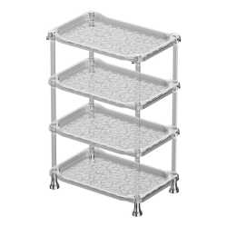 Light luxury home bathroom bathroom storage rack floor-standing corner triangular square multi-layer storage rack corner storage rack Light luxury home bathroom bathroom storage rack floor-standing corner triangular square multi-layer storage rack corner storage rack