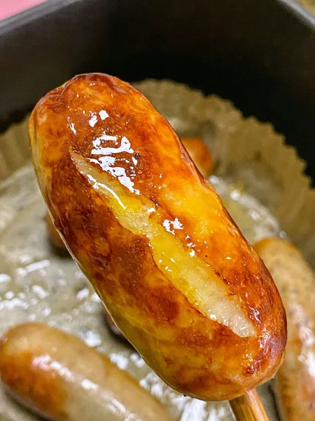 黑豬肉腸火山石烤腸黑胡椒純肉腸-早餐臺灣