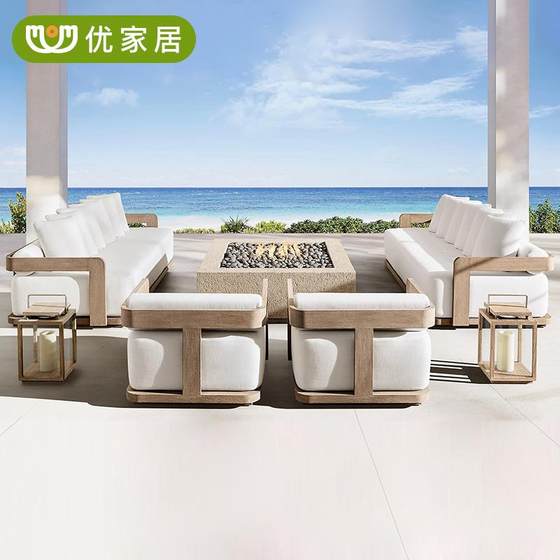 Outdoor teak sofa balcony courtyard garden outdoor hotel balcony leisure anticorrosion hotel homestay furniture combination
Outdoor teak sofa balcony courtyard garden outdoor hotel balcony leisure anticorrosion hotel homestay furniture combination
