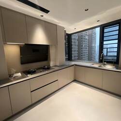 Stainless steel pull basket kitchen cabinet cupboard customized integrated kitchen counter top thickened 304 stainless steel one-piece molding Stainless steel pull basket kitchen cabinet cupboard customized integrated kitchen counter top thickened 304 stainless steel one-piece molding