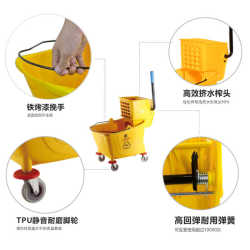 Commercial thickened water press truck 32 liter squeeze water bucket washing mop bucket water squeeze truck mop bucket cleaning truck mopping bucket free shipping Commercial thickened water press truck 32 liter squeeze water bucket washing mop bucket water squeeze truck mop bucket cleaning truck mopping bucket free shipping
