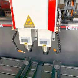 Hot selling aluminum profile frame CNC drilling and milling machine three-axis double-head light CNC drilling and milling machine aluminum profile frame Hot selling aluminum profile frame CNC drilling and milling machine three-axis double-head light CNC drilling and milling machine aluminum profile frame