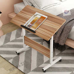 Foldable movable bedside computer table for home simple student dormitory bed desk bedroom lazy small table Foldable movable bedside computer table for home simple student dormitory bed desk bedroom lazy small table