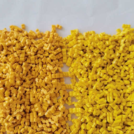 Yellow PVC floor leather particles pvc recycled plastic particles rain boots sole plastic raw materials
Yellow PVC floor leather particles pvc recycled plastic particles rain boots sole plastic raw materials