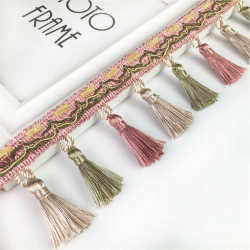 New European-style curtains with small tassels, curtain head decoration accessories, lace small tassel pendants, factory direct sales accessories New European-style curtains with small tassels, curtain head decoration accessories, lace small tassel pendants, factory direct sales accessories