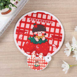 Folding Frisbee fan, advertising fan, foldable round fan, cute in summer, easy to carry, can be added with words Folding Frisbee fan, advertising fan, foldable round fan, cute in summer, easy to carry, can be added with words
