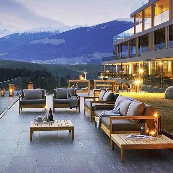 Outdoor solid wood sofa courtyard waterproof and sun protection new Chinese style homestay single double small tea table teak furniture combination
Outdoor solid wood sofa courtyard waterproof and sun protection new Chinese style homestay single double small tea table teak furniture combination