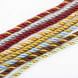8mm diameter decorative rope curtain accessories sofa rope tie rope curtain decorative rope colorful twist rope 85 meters / handful 8mm diameter decorative rope curtain accessories sofa rope tie rope curtain decorative rope colorful twist rope 85 meters / handful
