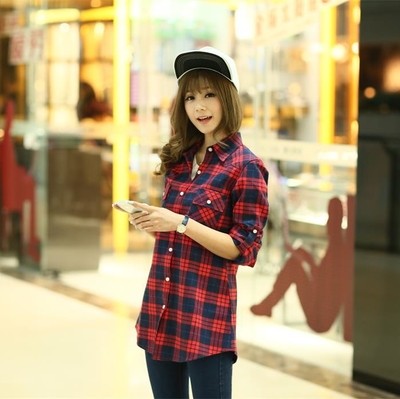 2025 new Korean style college style mid-length plaid shirt for women long sleeves large size loose bf jacket cotton shirt
2025 new Korean style college style mid-length plaid shirt for women long sleeves large size loose bf jacket cotton shirt