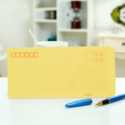 No. 3 yellow vintage mailable standard envelope No. 3 yellow vintage mailable standard envelope
