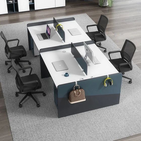 Simple modern staff desk 4/6 work station desk chair combination office furniture screen desk
Simple modern staff desk 4/6 work station desk chair combination office furniture screen desk