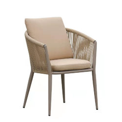 Outdoor table and chair combination courtyard villa balcony rattan chair outdoor leisure slate dining table open-air garden rope chair Outdoor table and chair combination courtyard villa balcony rattan chair outdoor leisure slate dining table open-air garden rope chair
