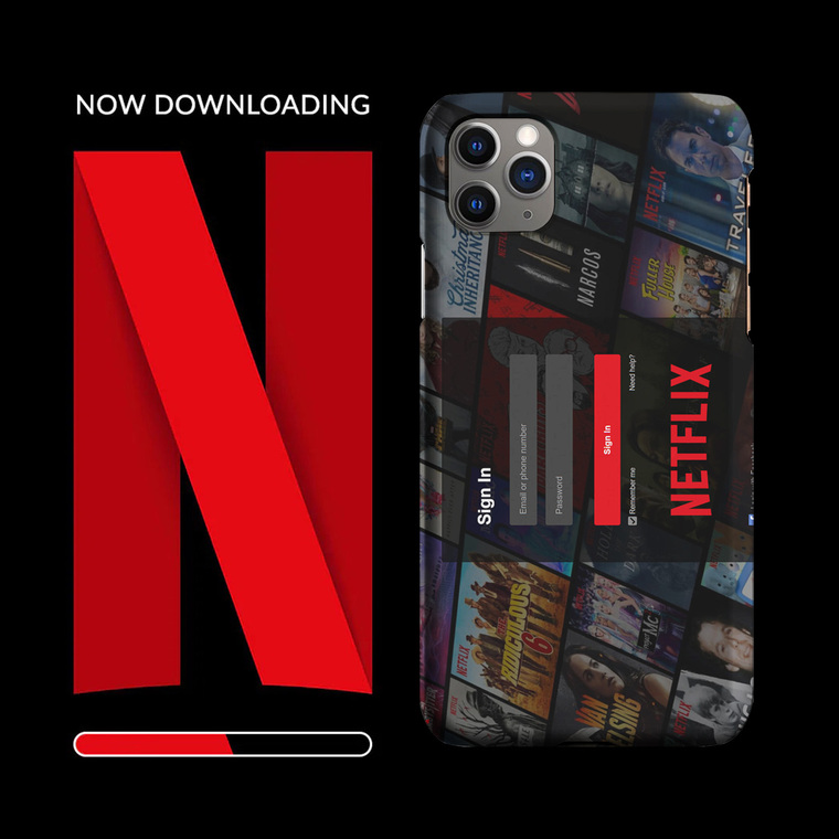 Netflix Sign In New Tough Shockproof 15, 14, 13, 12 iPhone Case