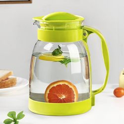 Large Capacity Glass Water Pitcher, High Temperature Resistant Cold Water Cup, Teapot, Summer Household Juice Pitcher, Tea Brewing Cold Water Pitcher Large Capacity Glass Water Pitcher, High Temperature Resistant Cold Water Cup, Teapot, Summer Household Juice Pitcher, Tea Brewing Cold Water Pitcher