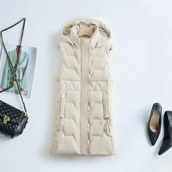 2025 autumn and winter new down cotton vest for women mid-length thickened cotton jacket with vest fashionable warm horse clip jacket trendy
2025 autumn and winter new down cotton vest for women mid-length thickened cotton jacket with vest fashionable warm horse clip jacket trendy