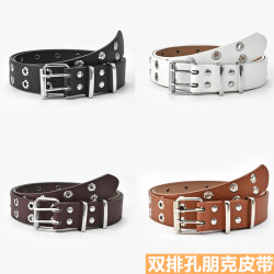 2025 New Fashionable Versatile Women's Decorative Belt Paired with Workwear Jeans, Unique Design, Niche Summer Punk Belt 2025 New Fashionable Versatile Women's Decorative Belt Paired with Workwear Jeans, Unique Design, Niche Summer Punk Belt