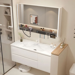 2025 New Bathroom Cabinet Set with Integrated Rock Slab Hot-Bent Basin, Bathroom Vanity, Washbasin, and Sink 2025 New Bathroom Cabinet Set with Integrated Rock Slab Hot-Bent Basin, Bathroom Vanity, Washbasin, and Sink
