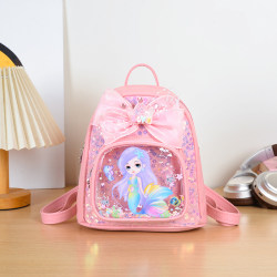 Mu Xiaohuan Children's Princess Bow Backpack Mu Xiaohuan Children's Princess Bow Backpack