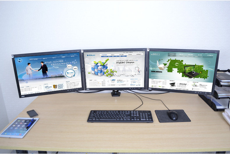 三屏显示 笔记本_三屏显示_多屏显示器