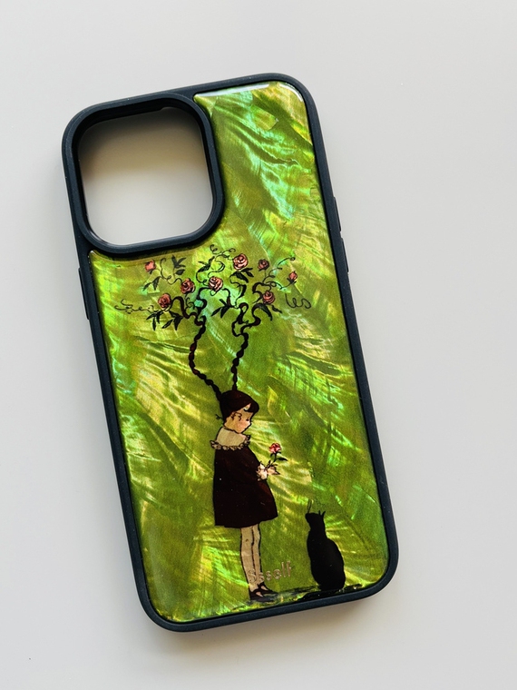 Ssself For Girls Natural Japanese Style Literary Retro High Quality Premium 15, 14, 13, 12, 11 iPhone Case