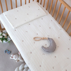 Baby Pure Cotton Fitted Sheet Newborn Quilted Soft Mat Baby Quilted Mattress Cover Baby Thickened Bed Cover Children's Fitted Sheet Baby Pure Cotton Fitted Sheet Newborn Quilted Soft Mat Baby Quilted Mattress Cover Baby Thickened Bed Cover Children's Fitted Sheet