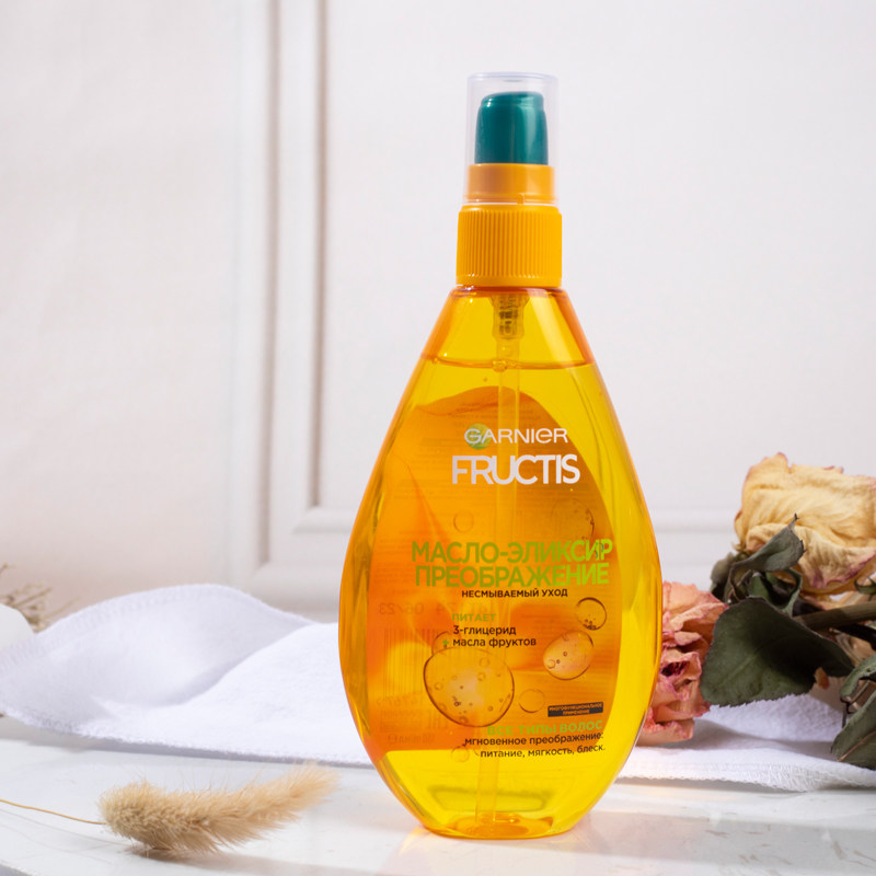 Garnier Aceite Para Alaciar El Cabello Garnier Fructis Liso Champu