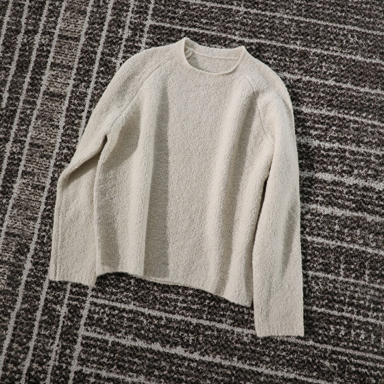 TANG TOWN Selected Goods Cashmere Circle Round Neck Long Sleeve Sweater for Women Simple and Gentle Pullover
TANG TOWN Selected Goods Cashmere Circle Round Neck Long Sleeve Sweater for Women Simple and Gentle Pullover
