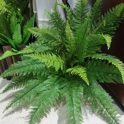 Artificial Green Plants, Ferns, Background Wall, Window Display, Wedding Decoration, Creative Potted Plants, Realistic Persian Grass, Large Fern Leaves Artificial Green Plants, Ferns, Background Wall, Window Display, Wedding Decoration, Creative Potted Plants, Realistic Persian Grass, Large Fern Leaves